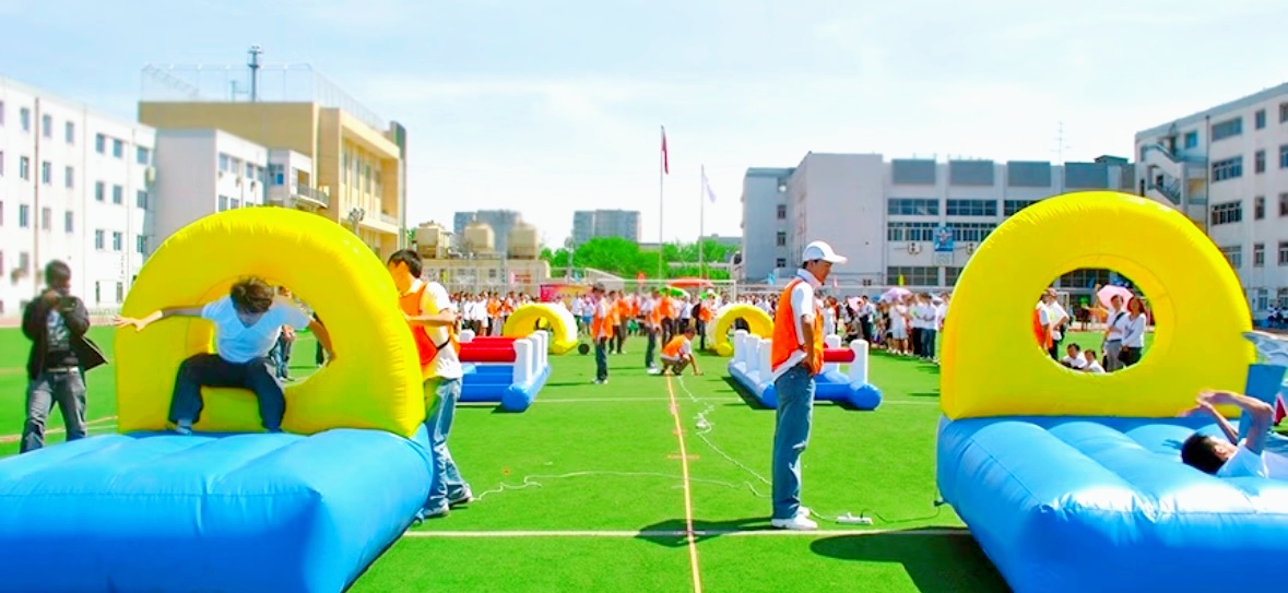 充气游戏障碍跃龙门出租出售