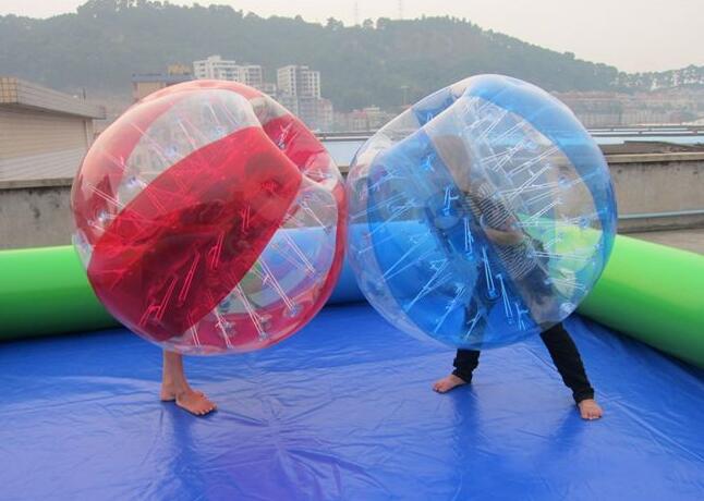 1.7米PVC充气碰碰球出租实拍
