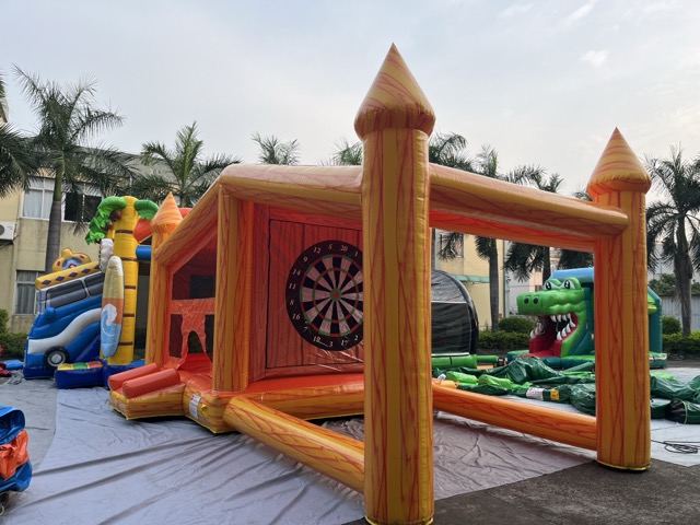 充气跳床射击组合出售