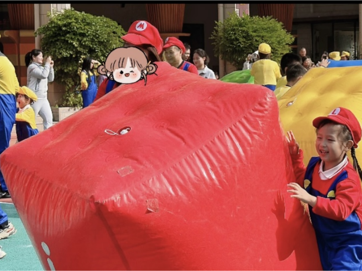 充气趣味运动会道具超级玛丽出租出售