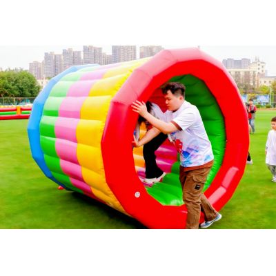 充气趣味运动会道具动感五环出租出售