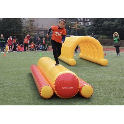 充气趣味运动会道具独木桥出租出售