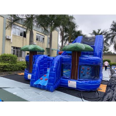 丛林冒险充气滑梯出售