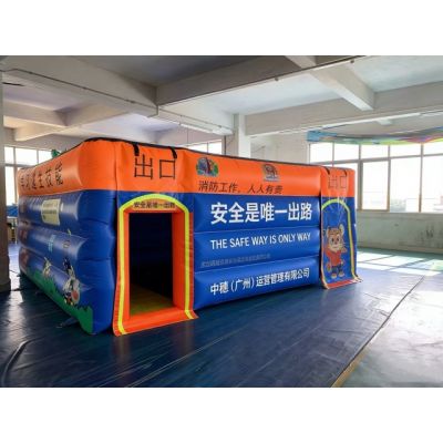 双出口卡通充气消防逃生通道（出租）